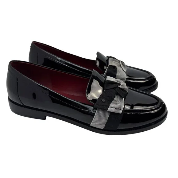 Kate Spade Womens Leandra (K9539) Loafer Bow Black Size 9.5 - Picture 5 of 15